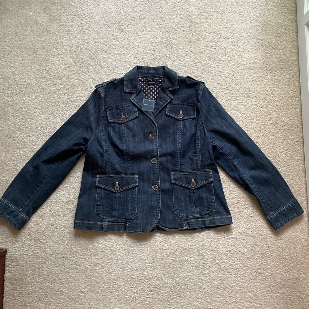 NWT Lands’ End Women’s Jean Jacket